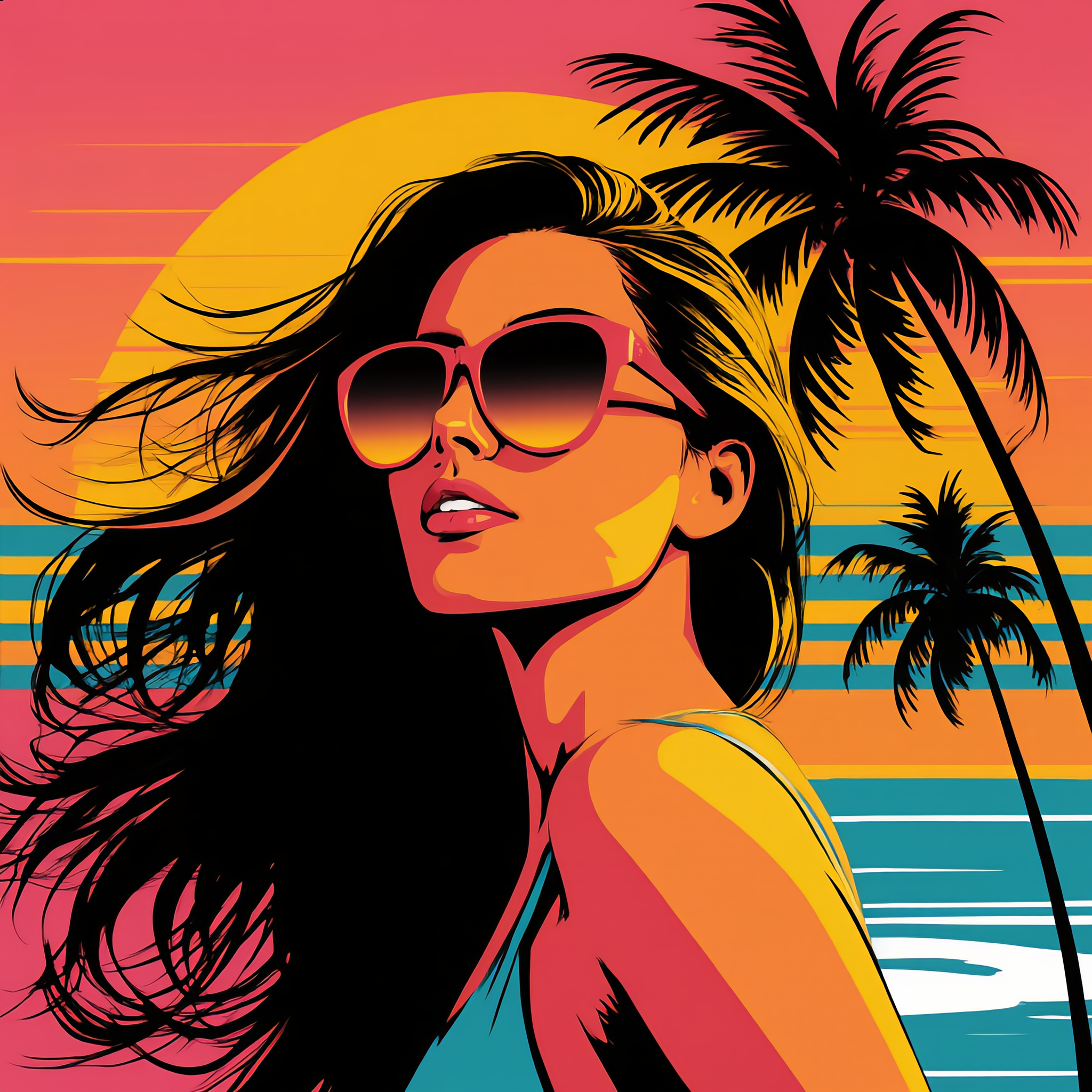 T-shirt Femme collection "Summer" Évasion & Éclat Estival