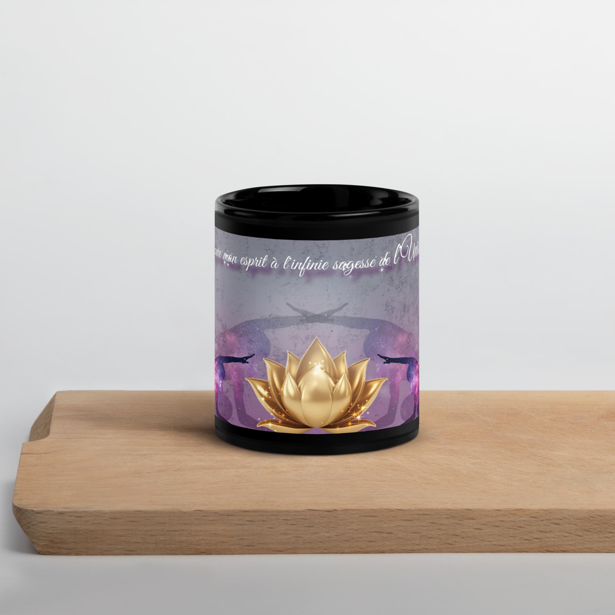 Mug brillant noir:"Expansion"